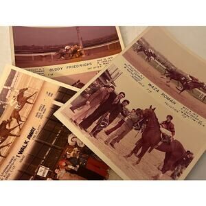 Vintage 1973 Bowie Race Track/ Aqueduct NY Horse Racing Winner's Circle Lot of 3